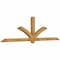 Ekena Millwork Redmond Rough Sawn Timber Gable Bracket, Western Red Cedar, 108"W x 31 1/2"H x 4"D x 4"F, 7/12 Pitch GBW108X31X0404RED00RWR - alternate 2